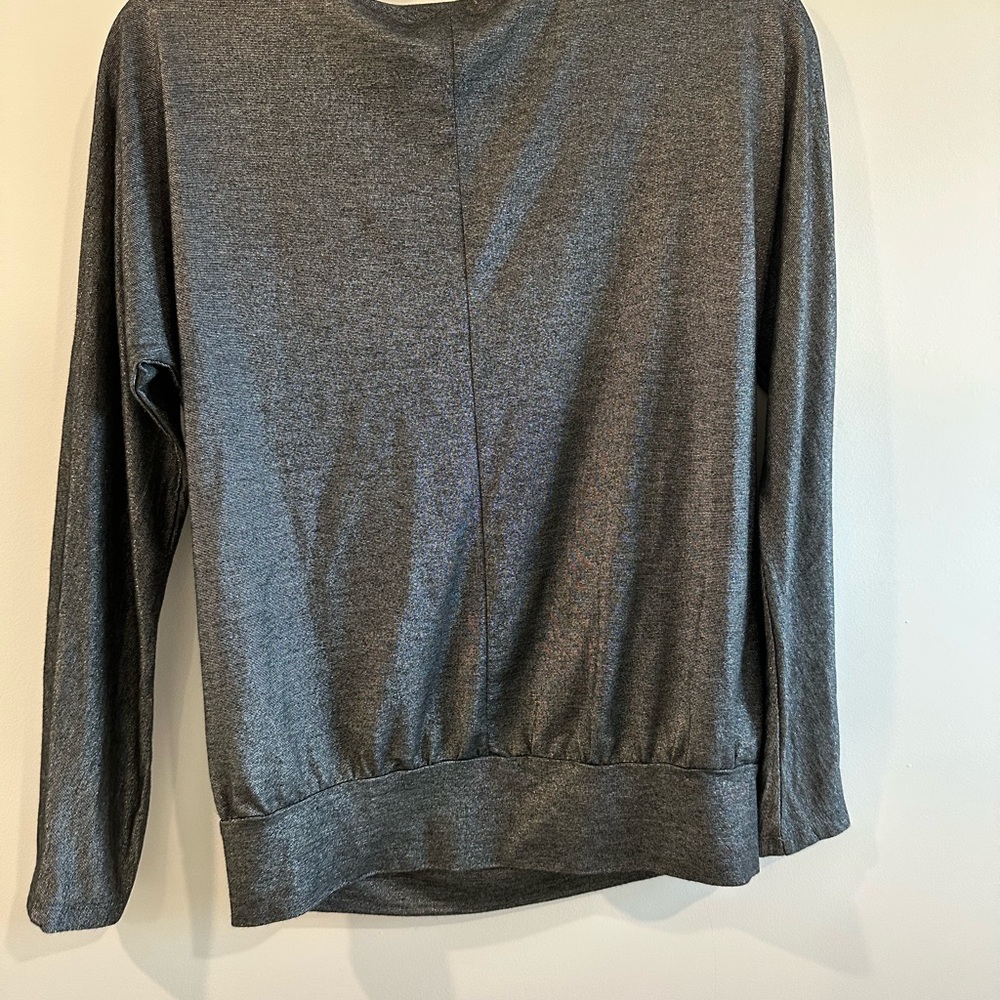 Old Navy Charcoal Gray Sweatshirt XS | Soft Lightweight Cozy Pullover